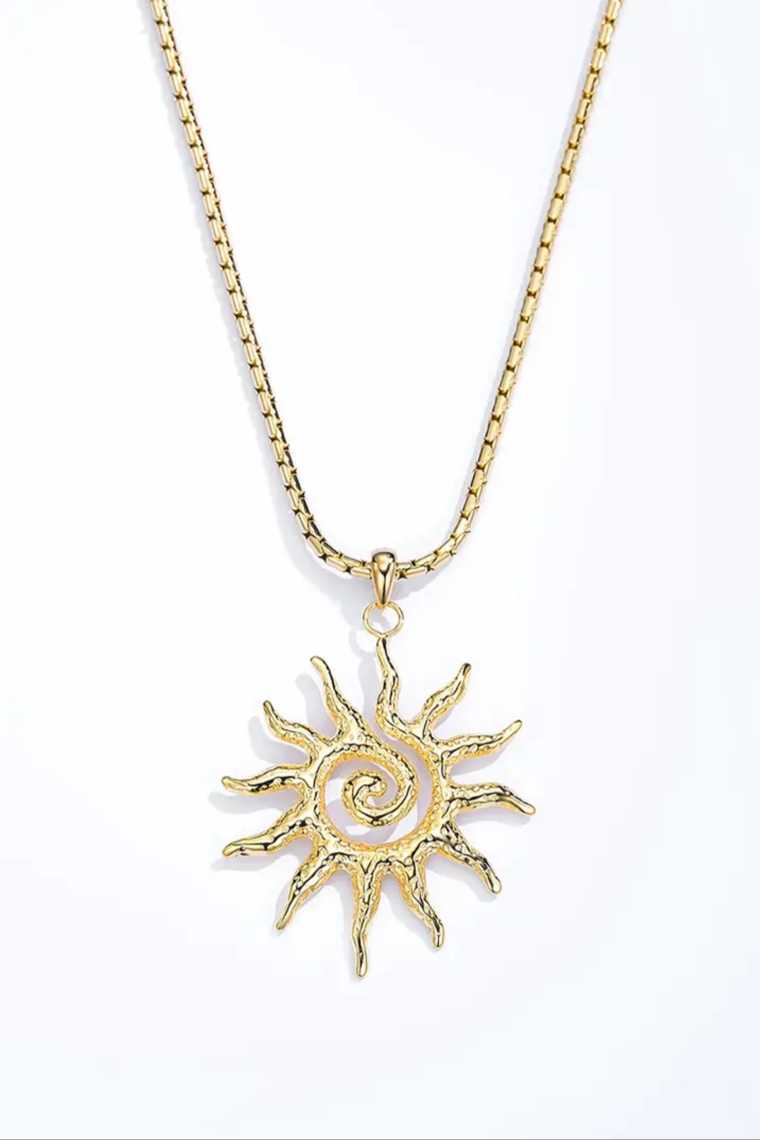 Collier Soleil doré