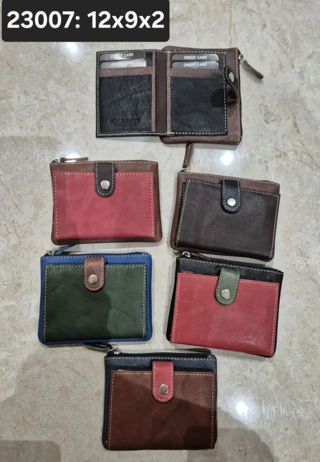 Porte-cartes en cuir