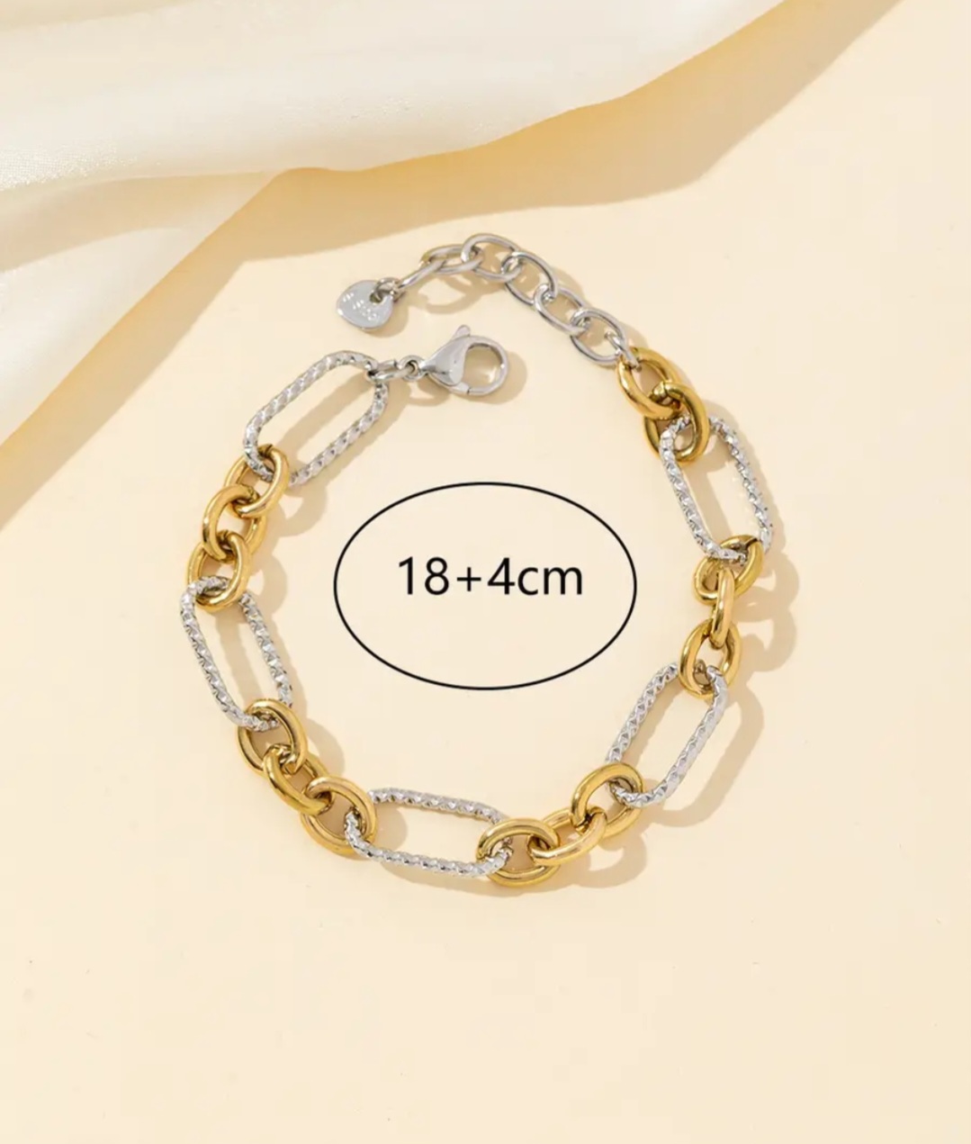 Bracelet doré et argenté