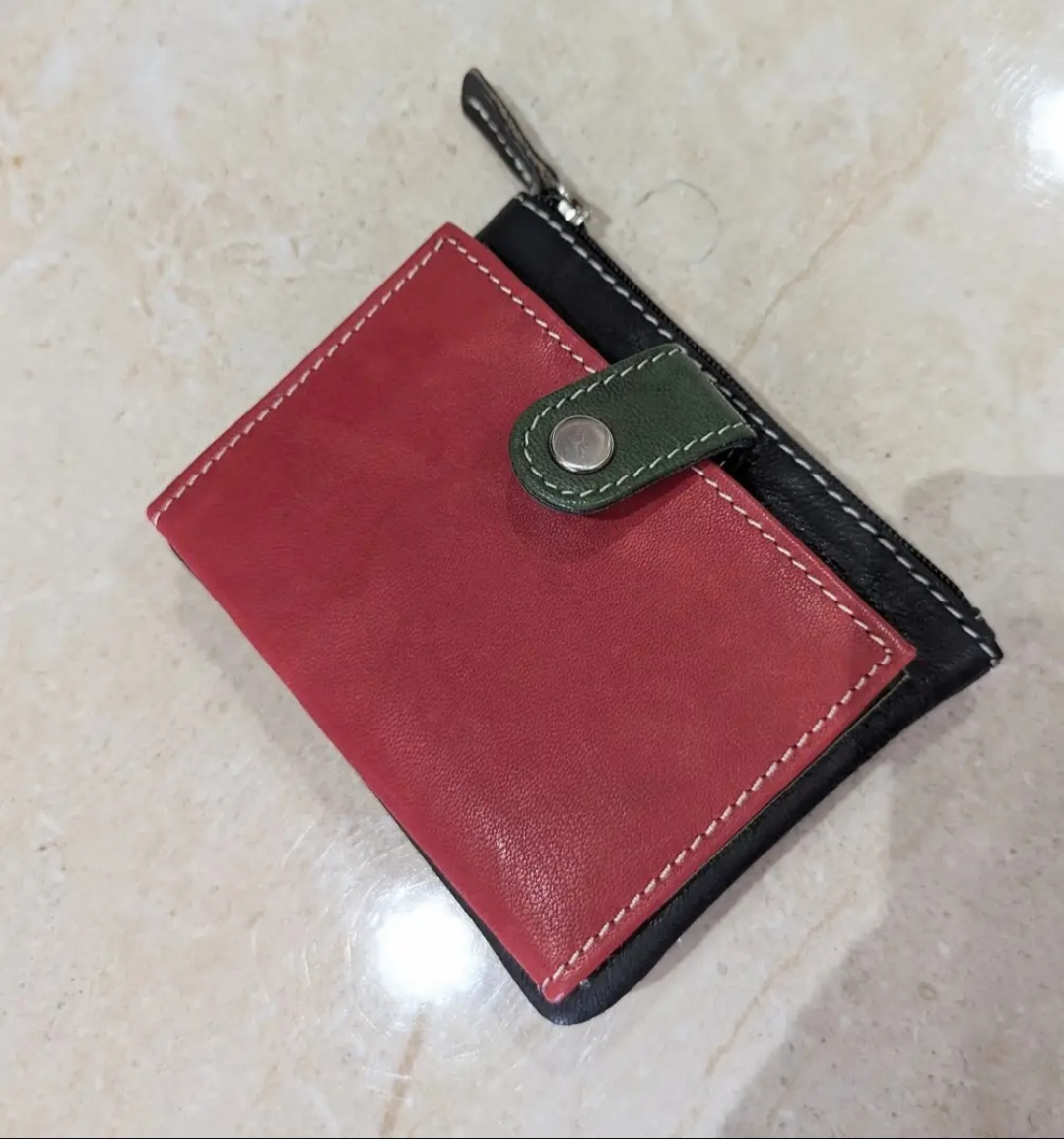 Porte-cartes en cuir