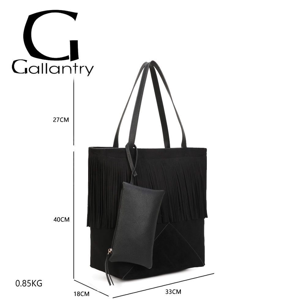 Le cabas élégant en suédine