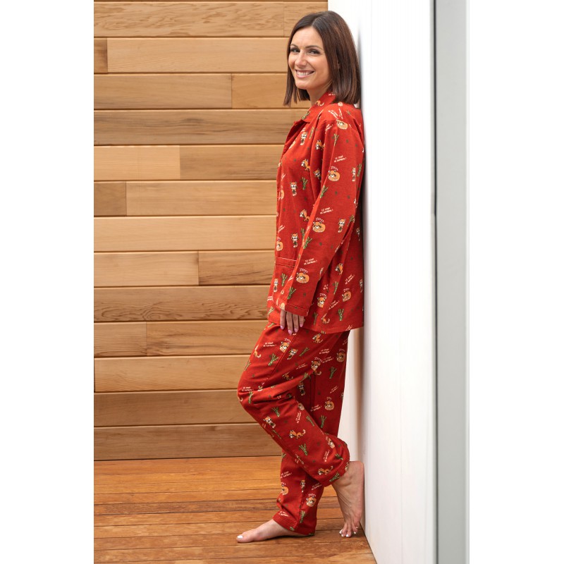 Le pyjama flanelle le coup de bambou mixte