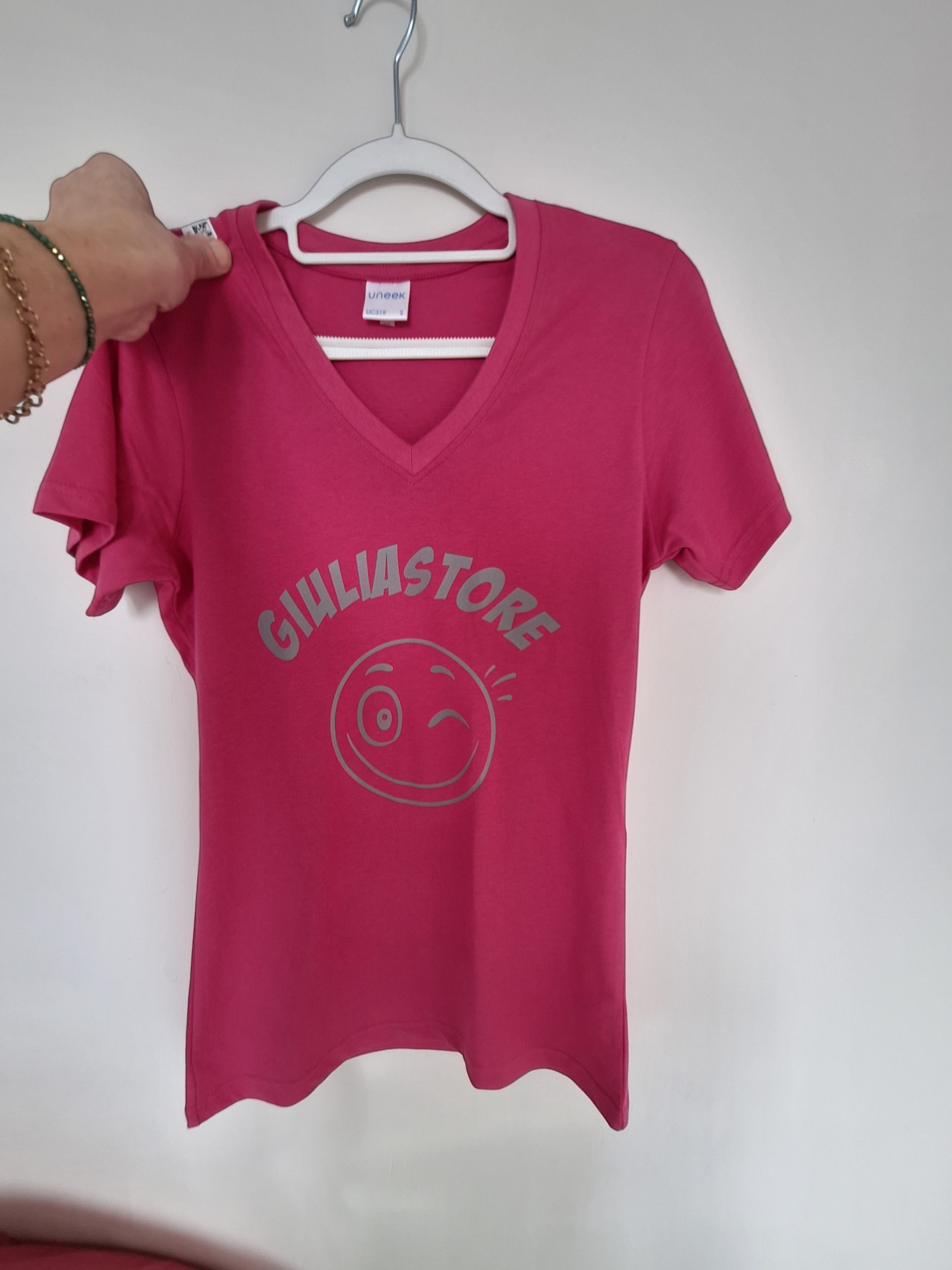 T-shirt fuchsia Giullastore