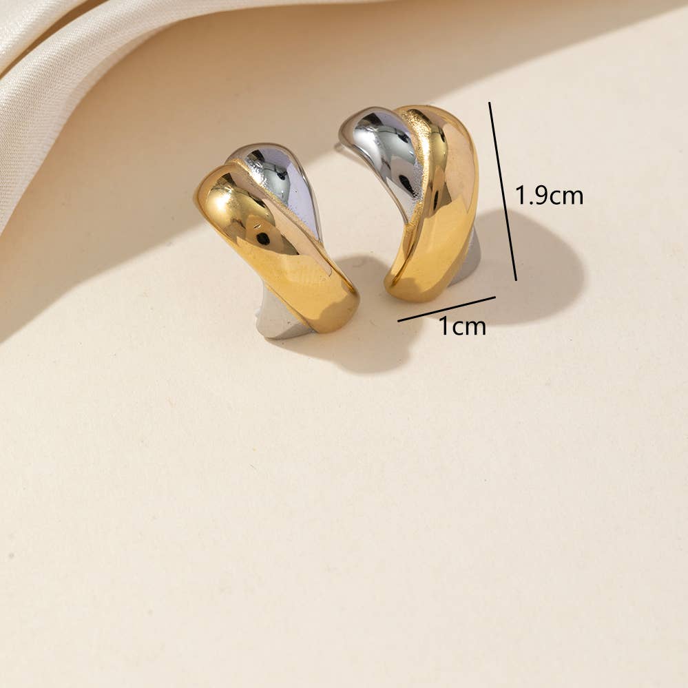 Les bijoux oreilles en X