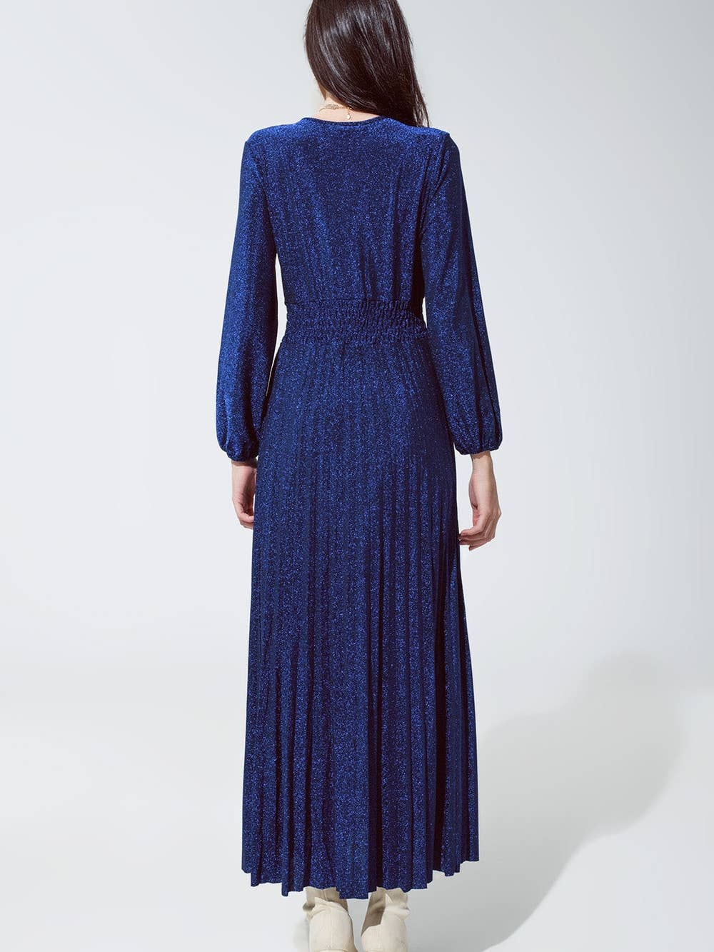 Robe bleue scintillante