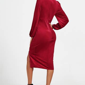 Robe élégante rouge