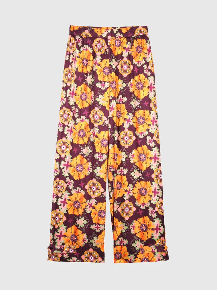 PANTALON ROZENA mandalia violine