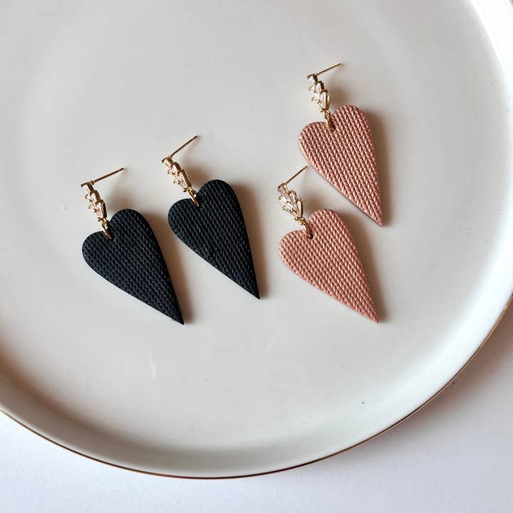 Boucles d'oreilles cœur