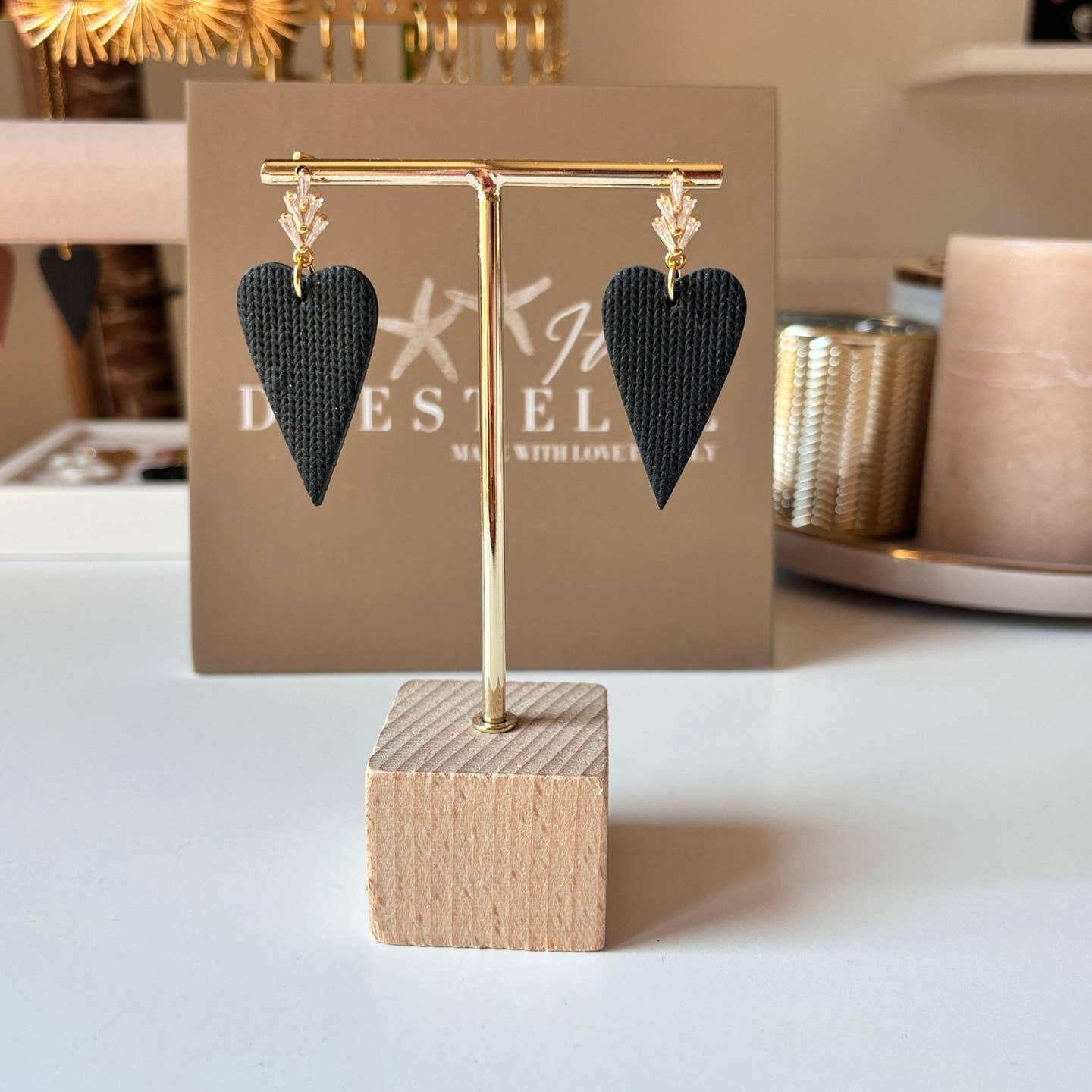 Boucles d'oreilles cœur