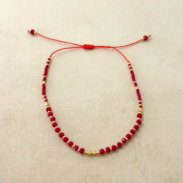 Bracelet d'été ajustable Tinos avec cristaux