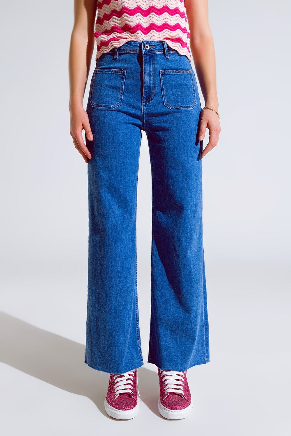 Le jean Skinny jambes évasées