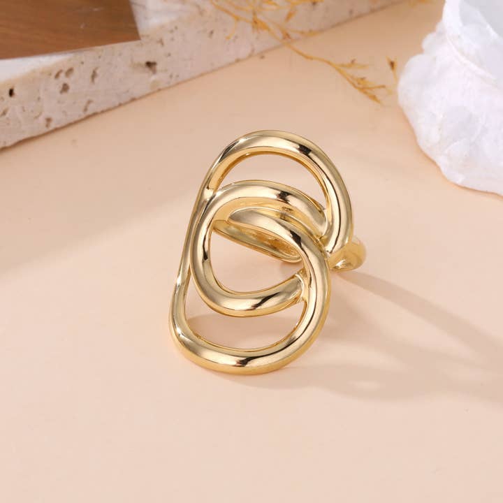 Bague Madeleine en acier inoxydable