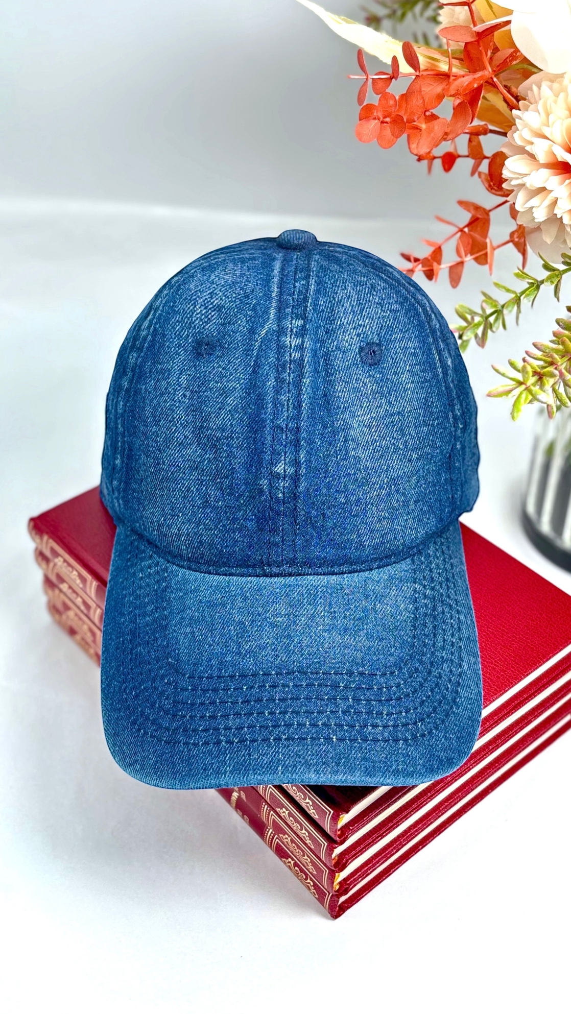 La casquette en denim 2 coloris 