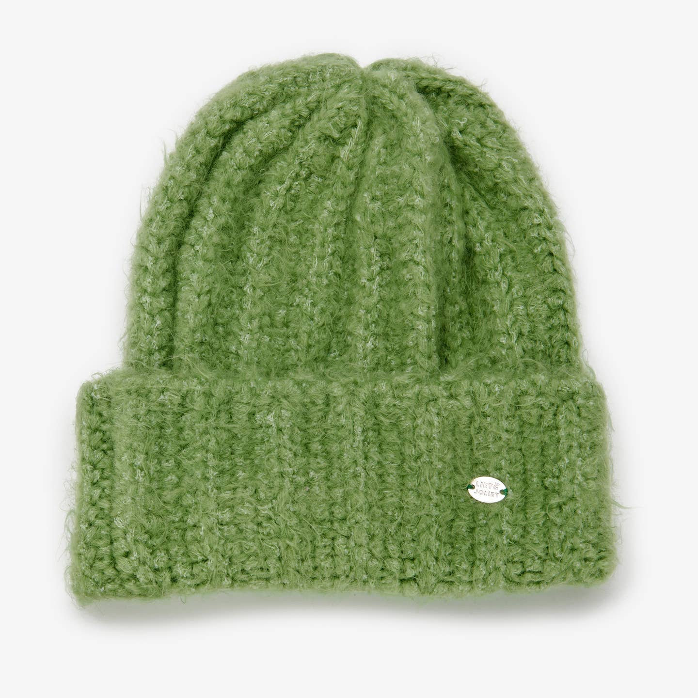 Bonnet en laine vert