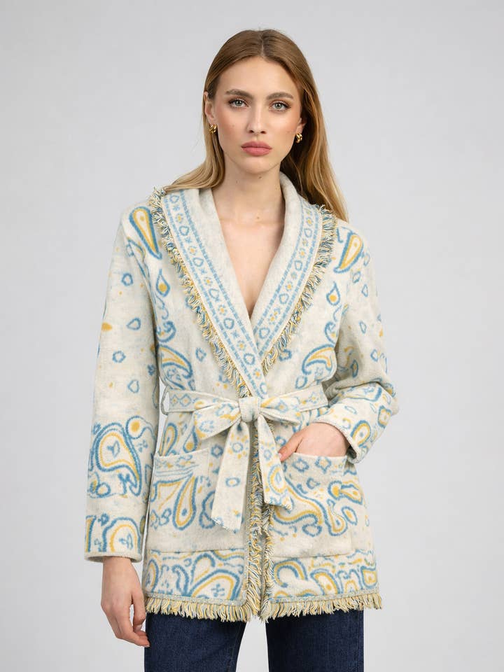 La veste col croisé produit unique