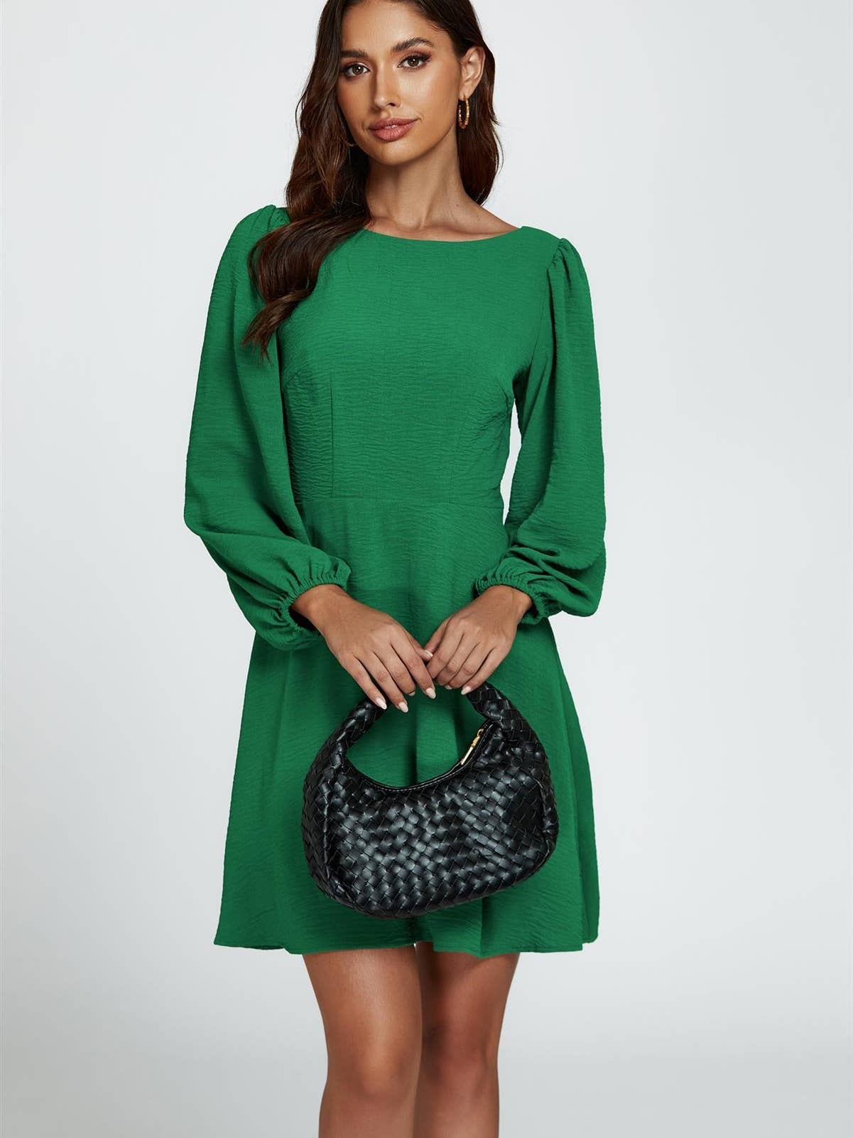 Robe verte élégante