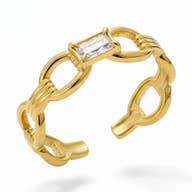 La bague à motifs de chêne