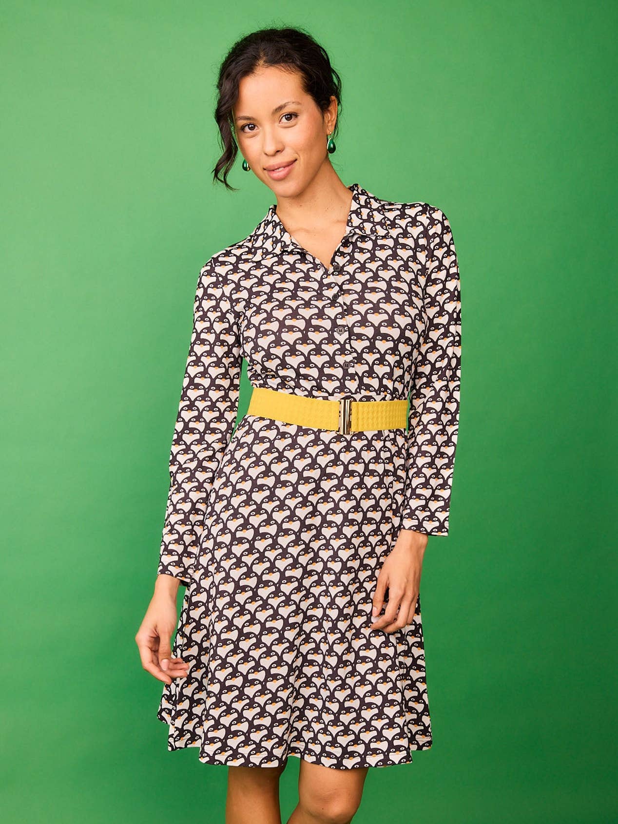 Robe à motifs géométriques