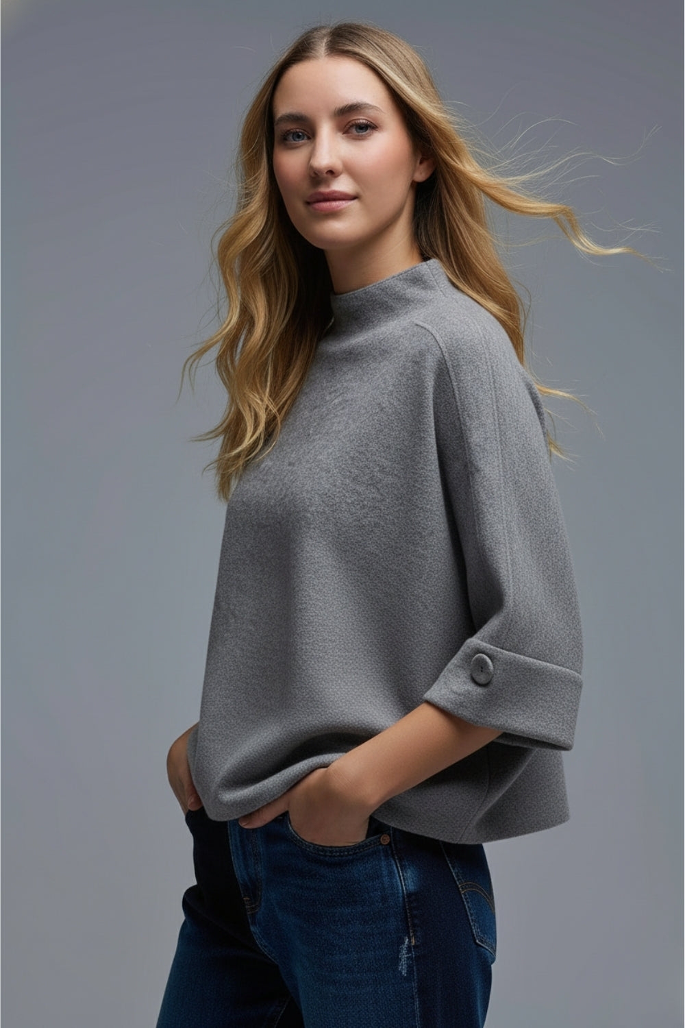 Le pull tricot doux