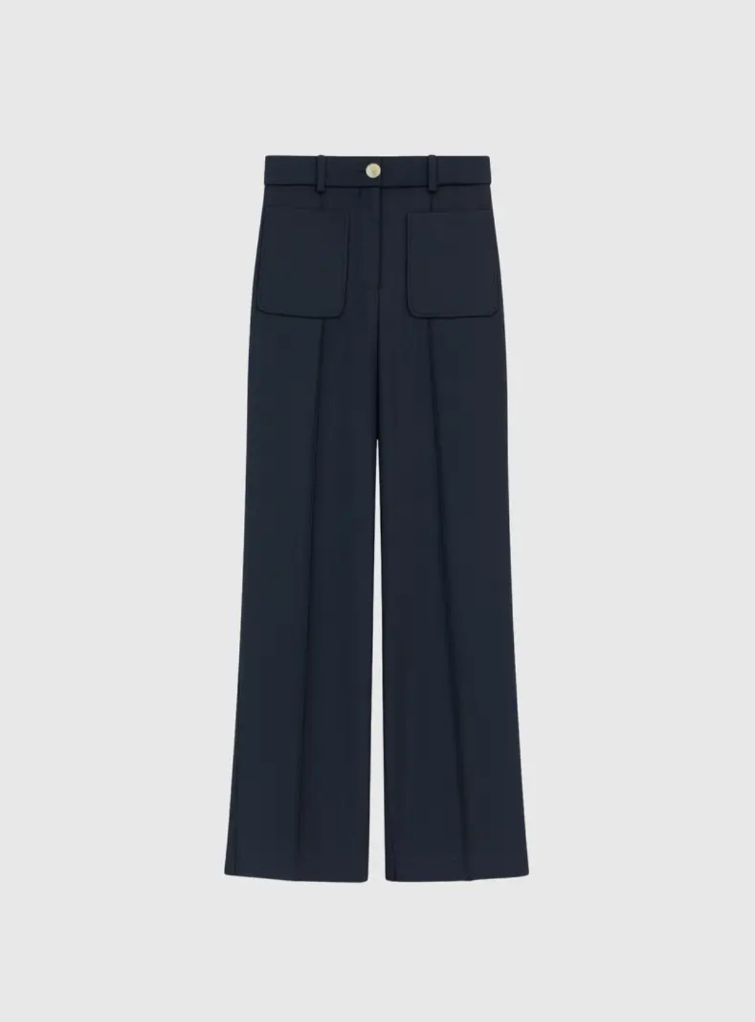 Pantalon poches plaquées élégant 