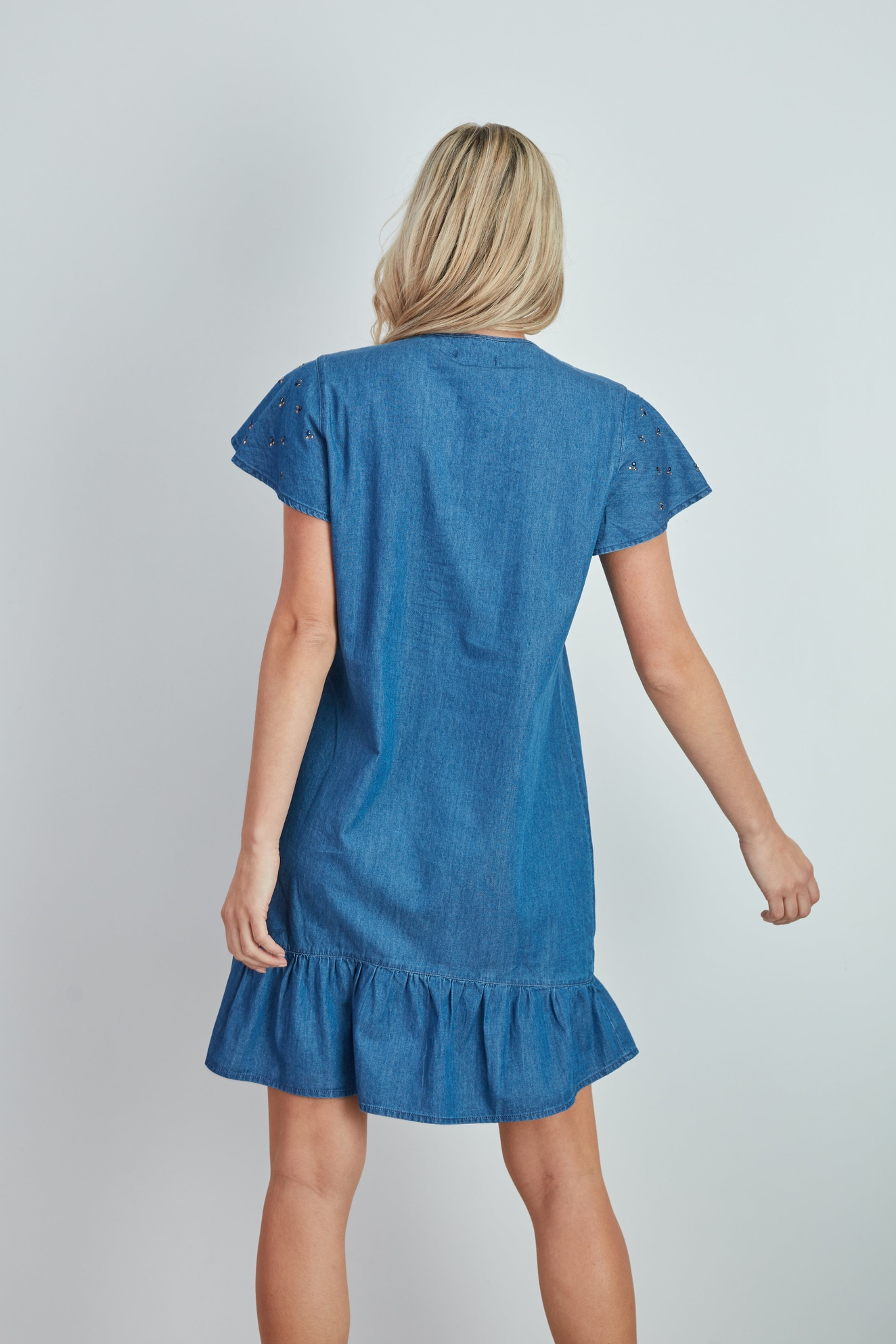 Robe en jean courte