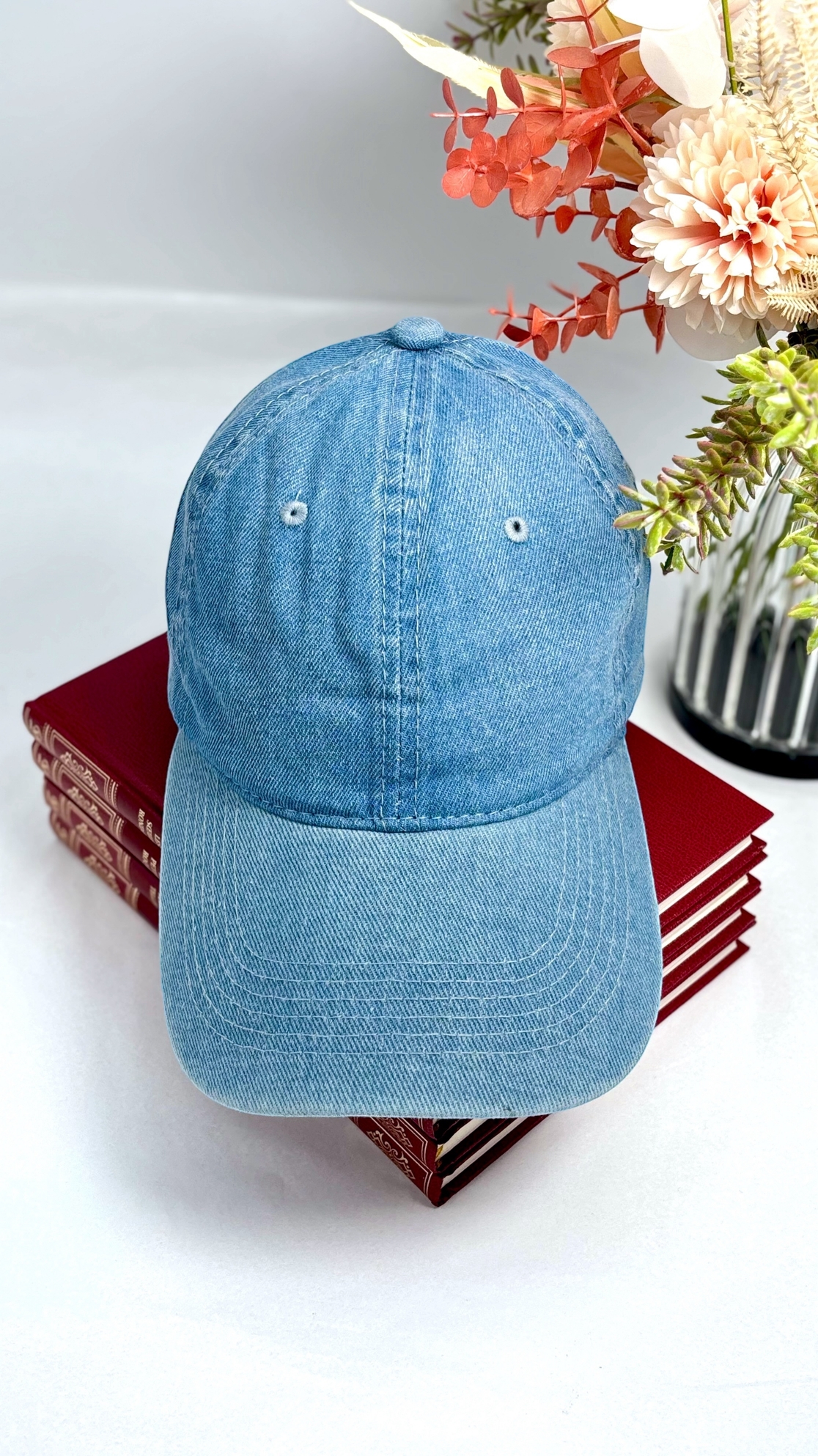 La casquette en denim 2 coloris 