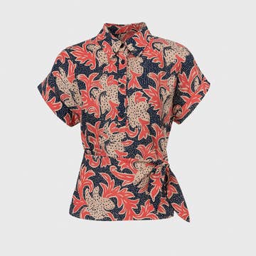 CHEMISE SEBELA kelia bleu