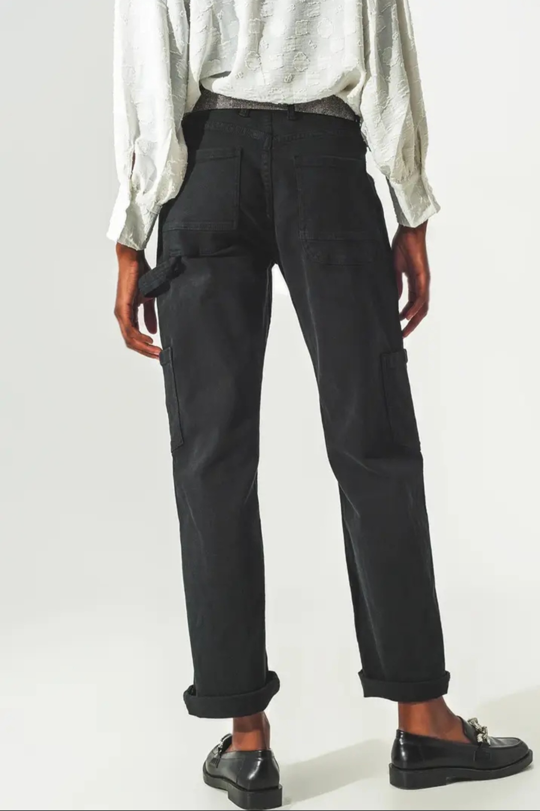 Pantalon cargo noir