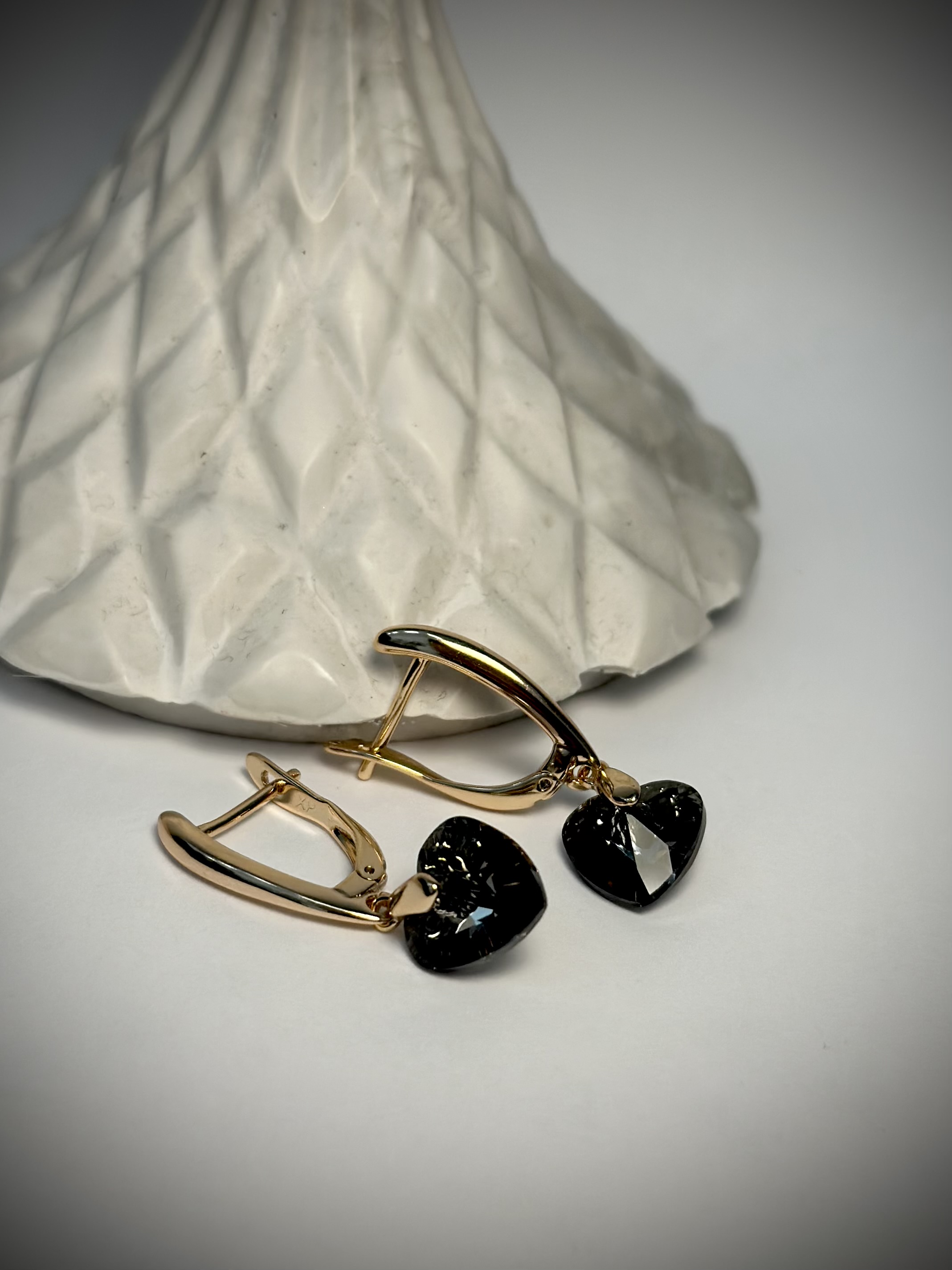 Auskari ''Black heart''