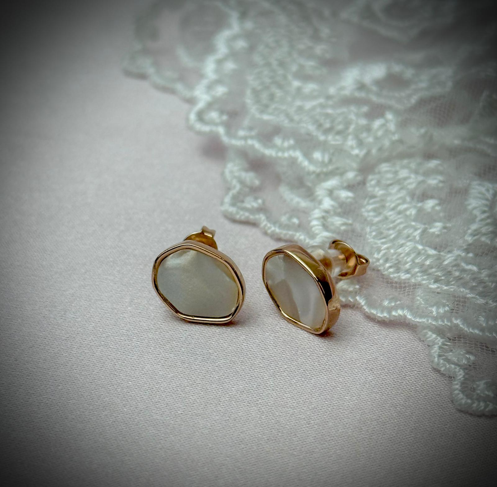 Auskari ''Rose white''