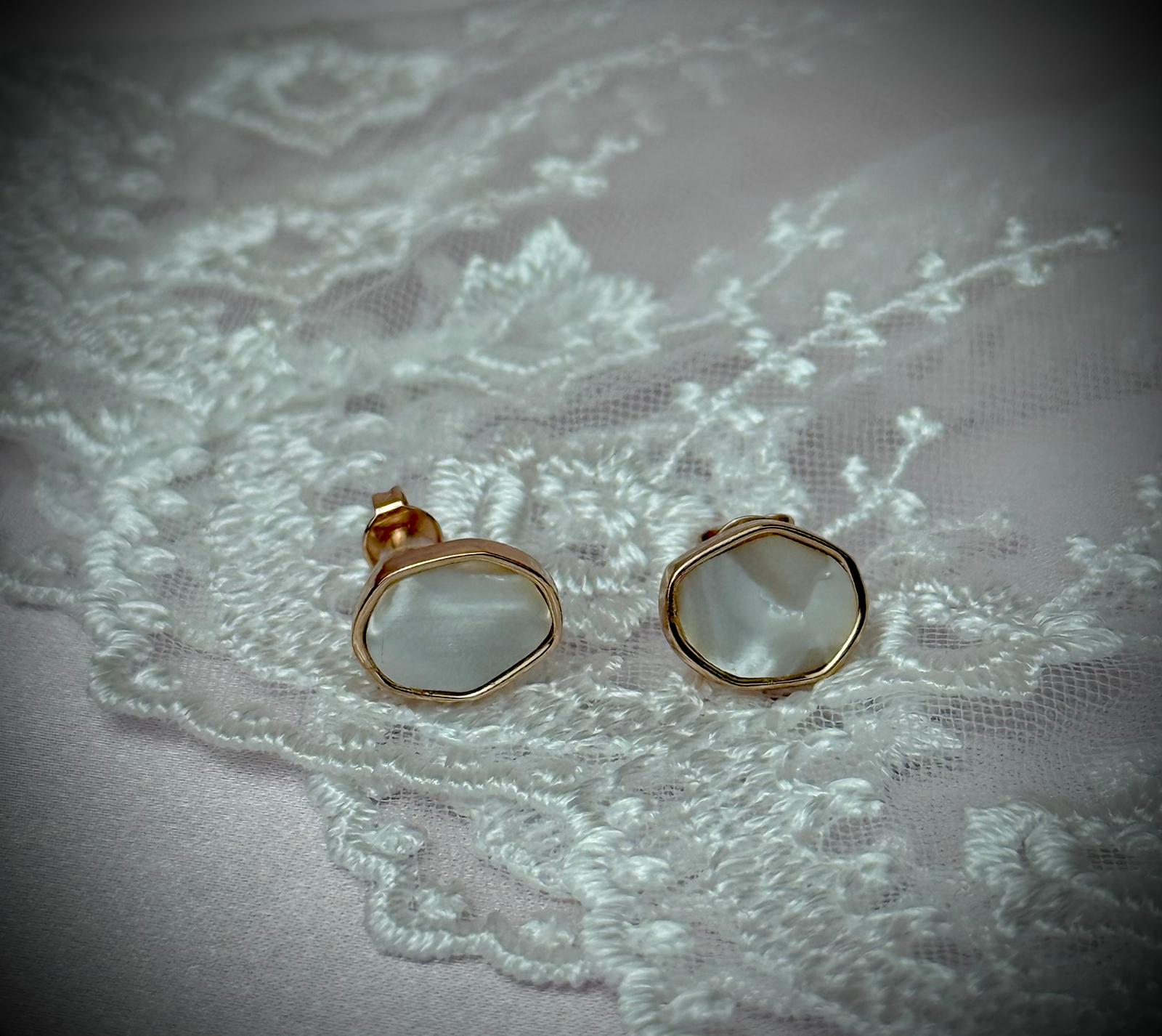 Auskari ''Rose white''