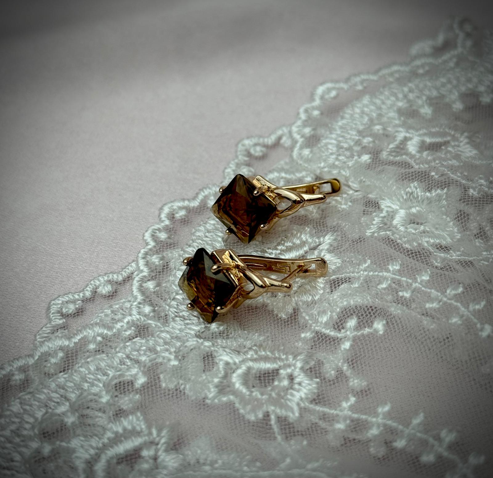 Auskari ''Rose bow''