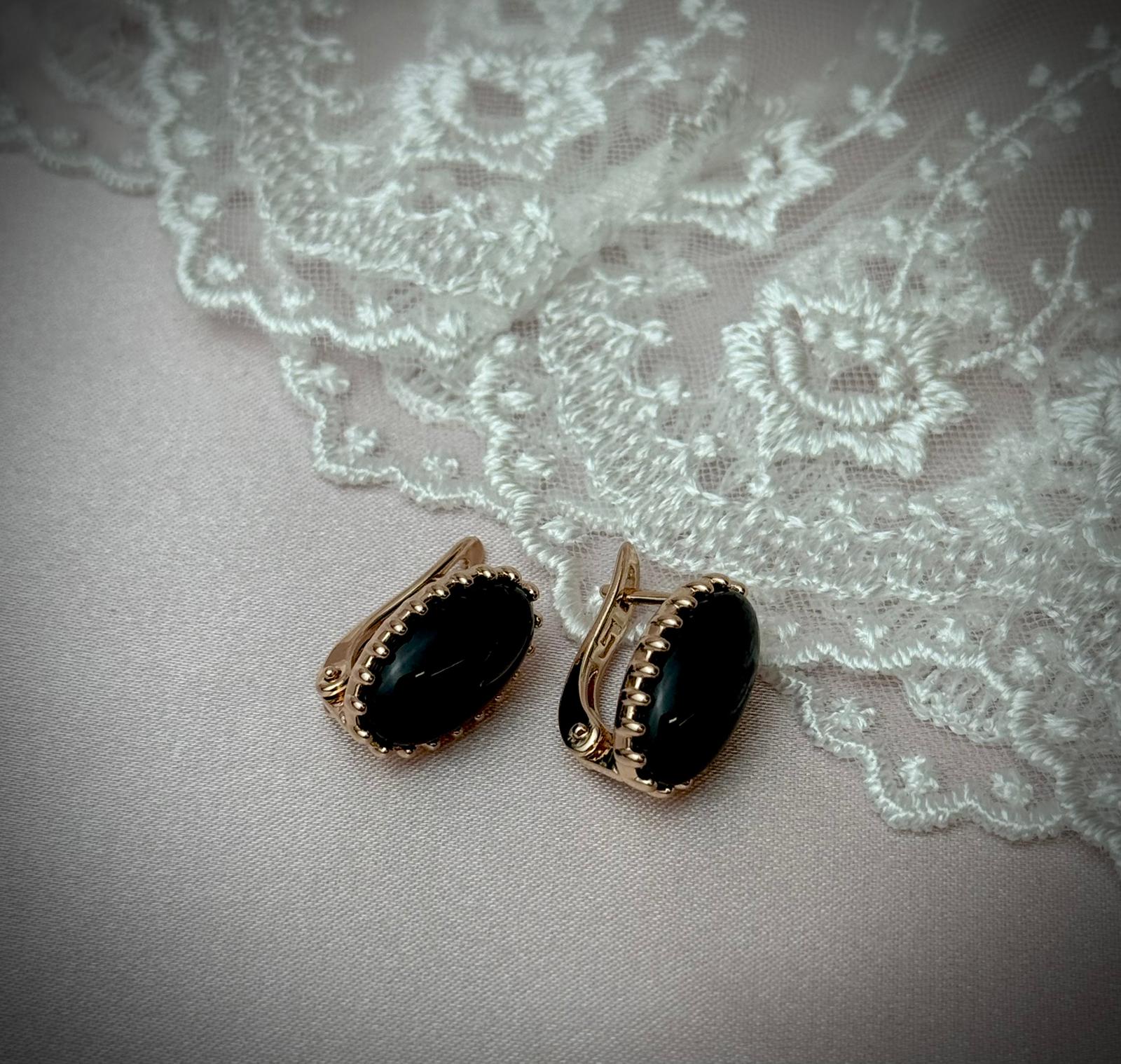 Auskari ''Rose black''