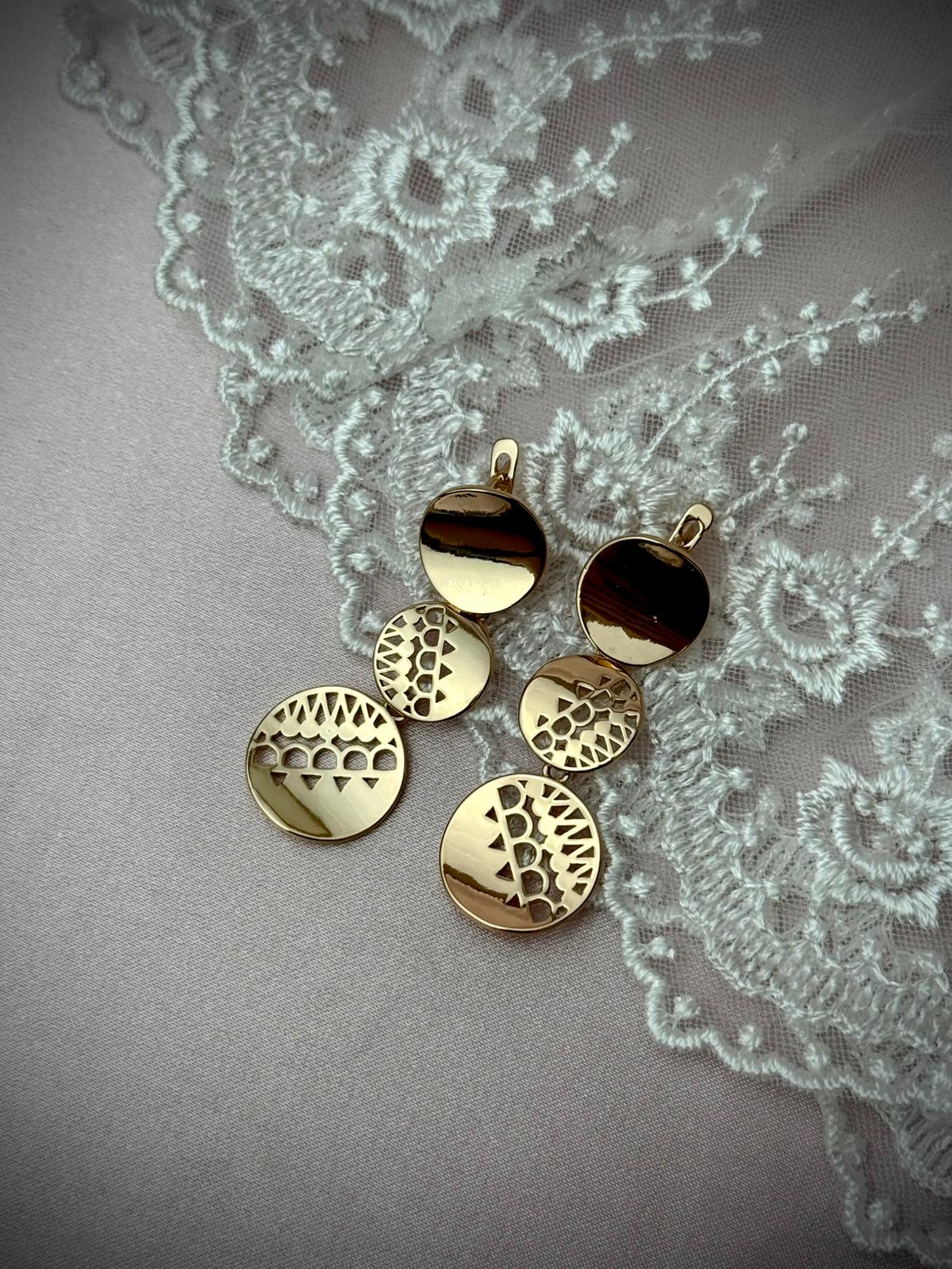 Auskari ''Rose circle''