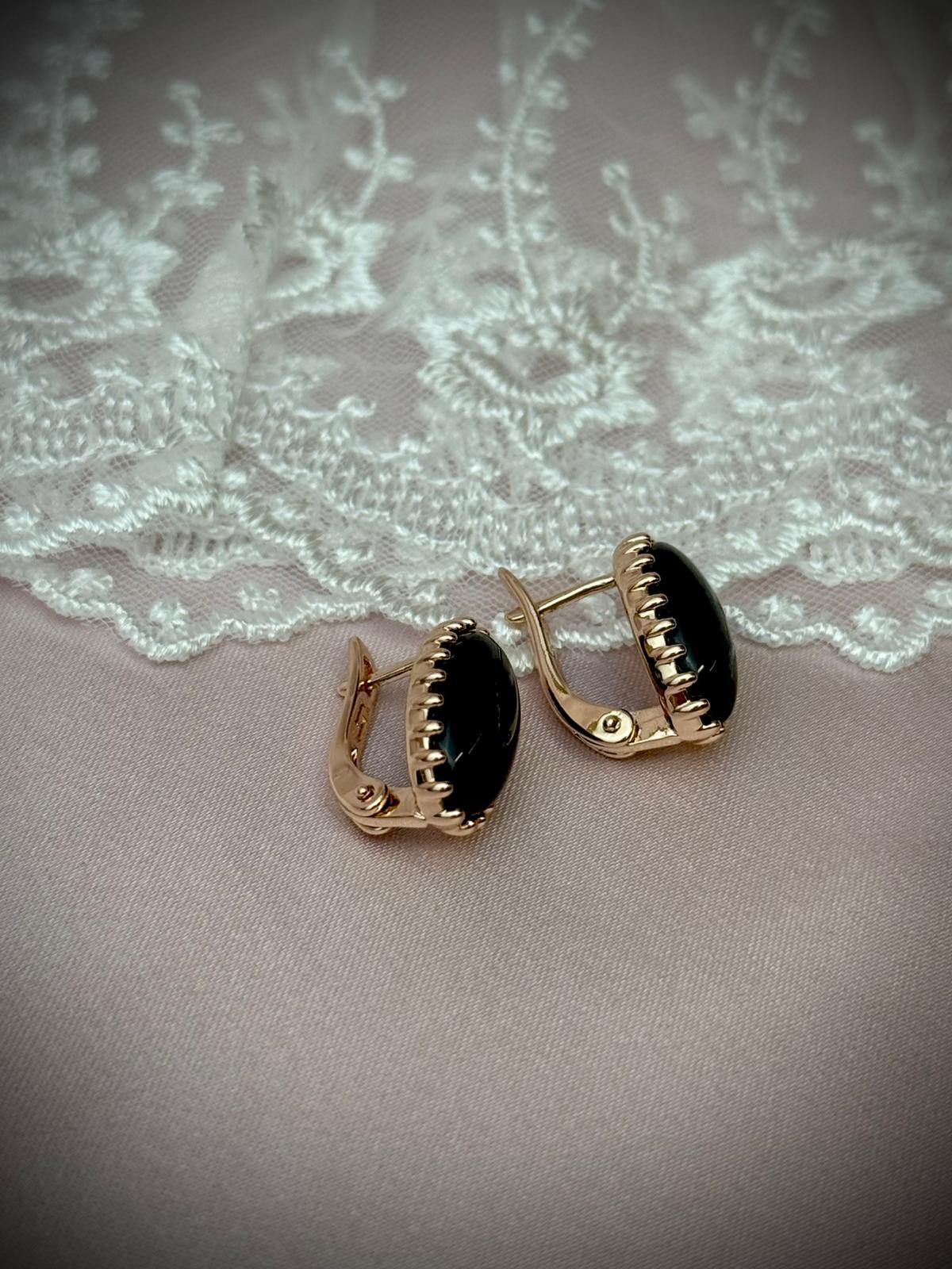 Auskari ''Rose black''