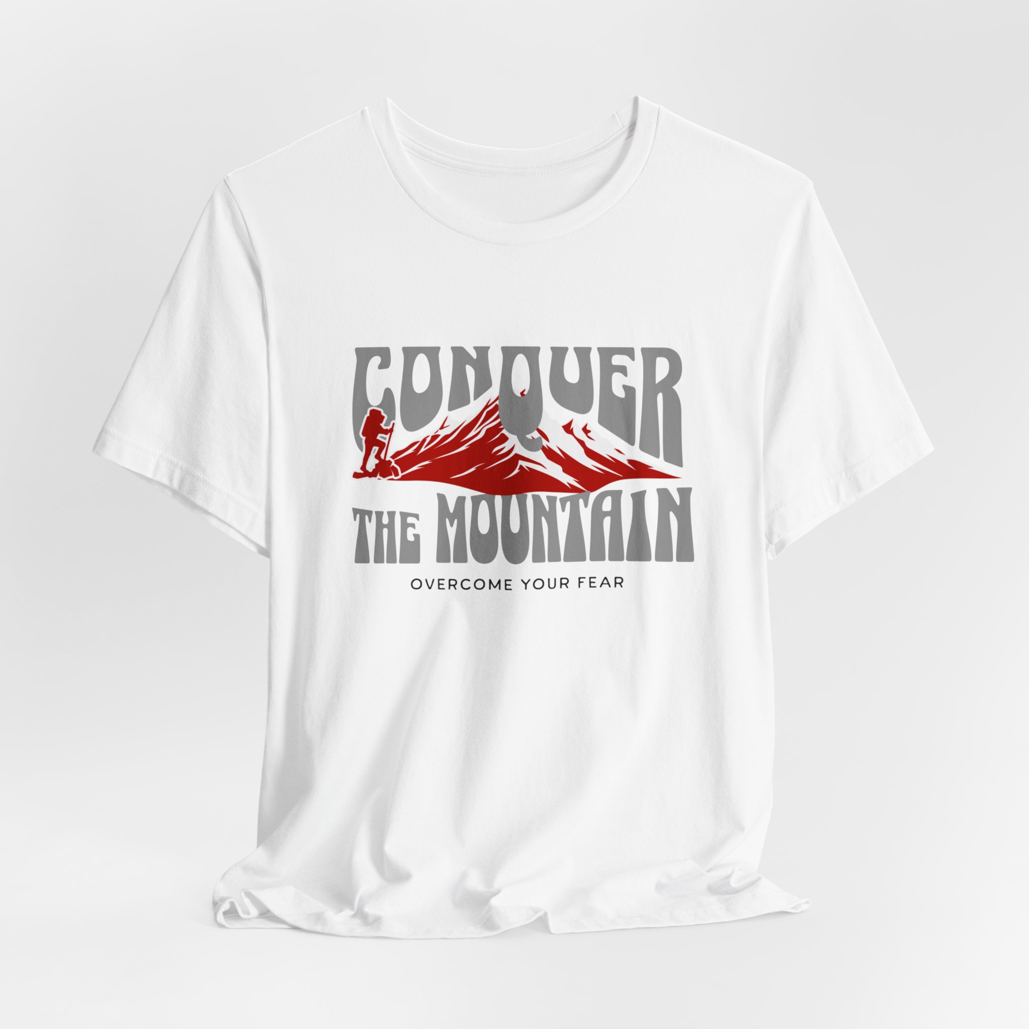 Conquer the mountain t-shirt