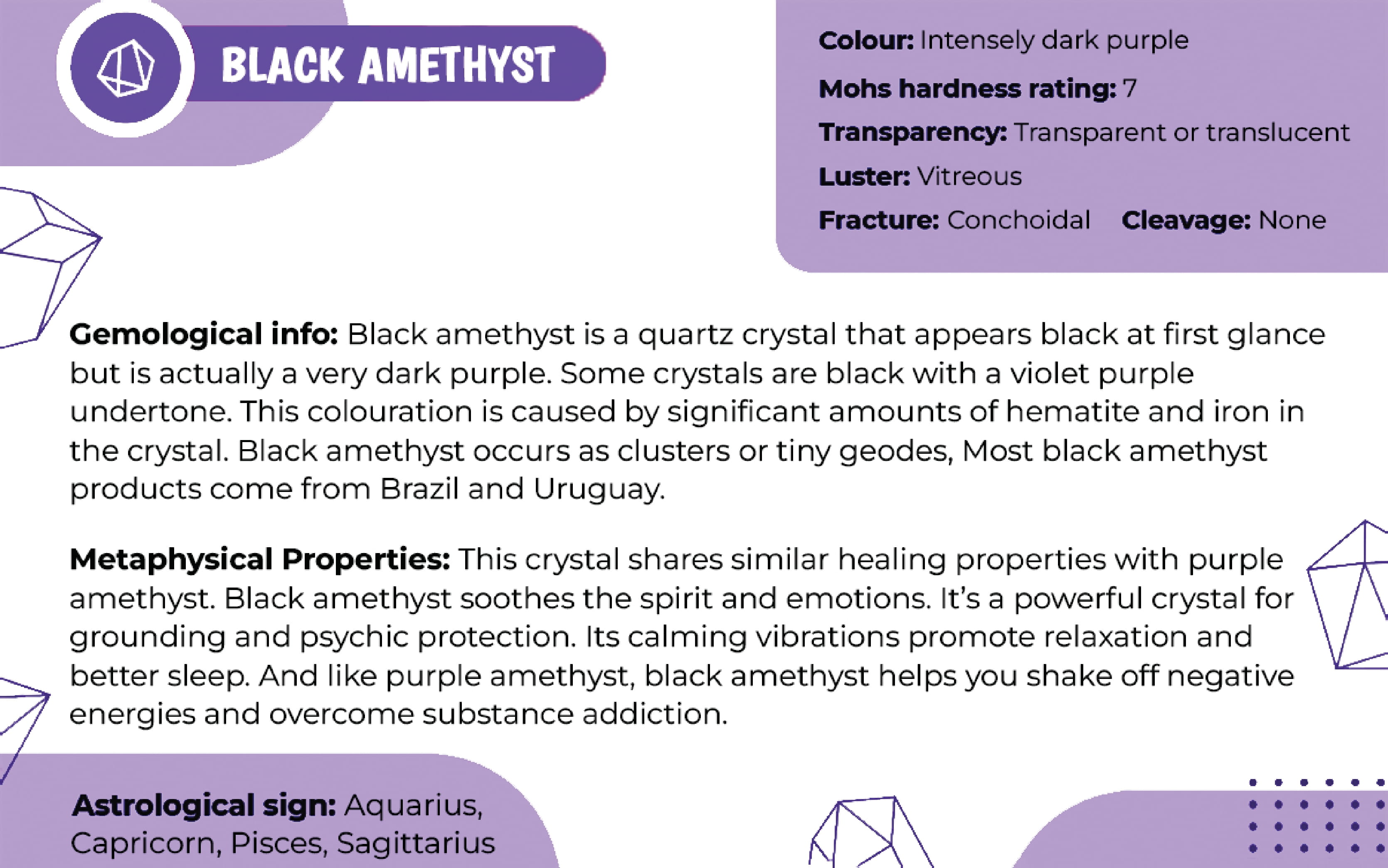 Amethyst Banded 