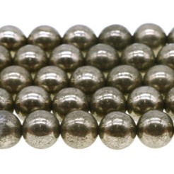 Lapis Lazuli & Pyrite Polished Half & Half 8mm