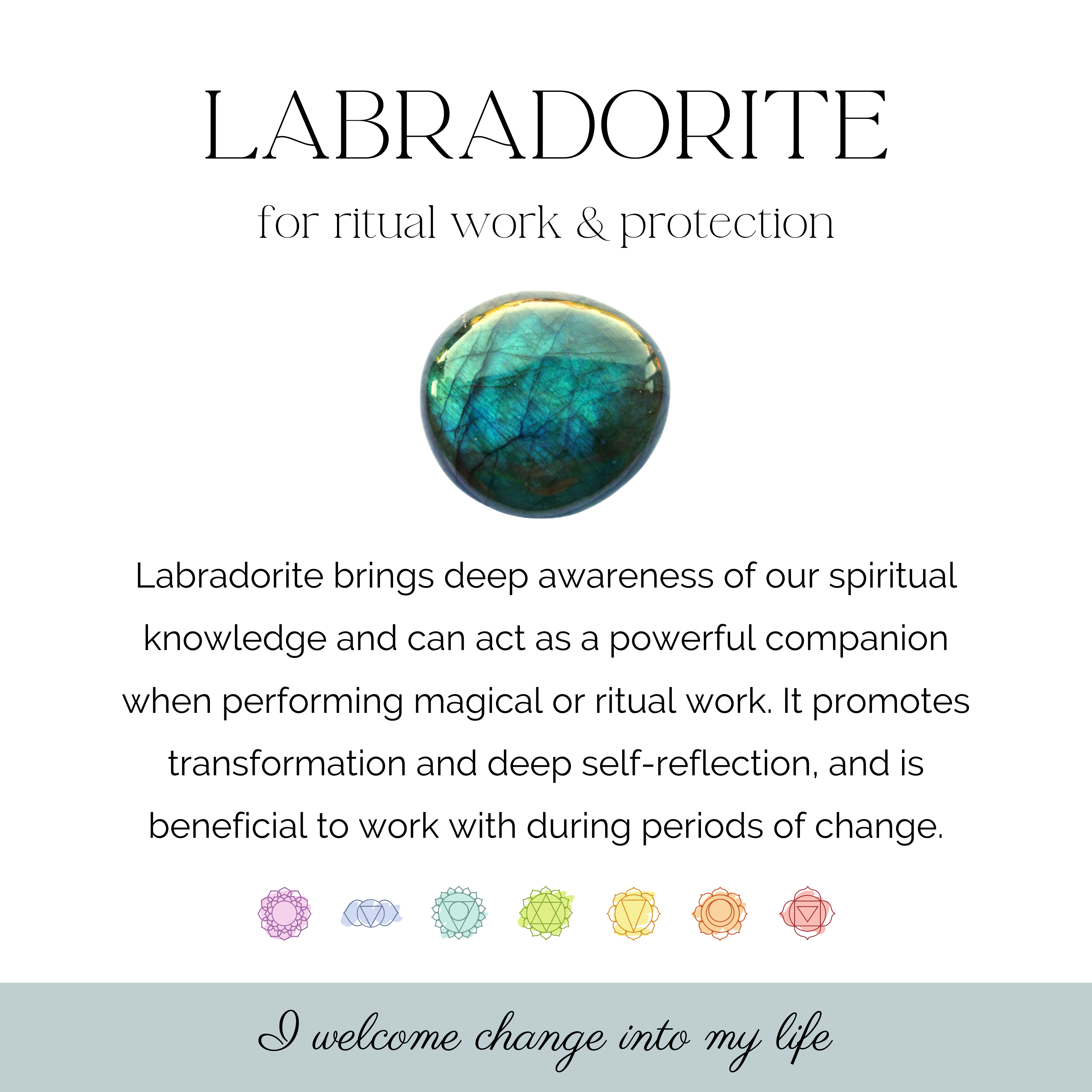 Labradorite & Clear Quartz