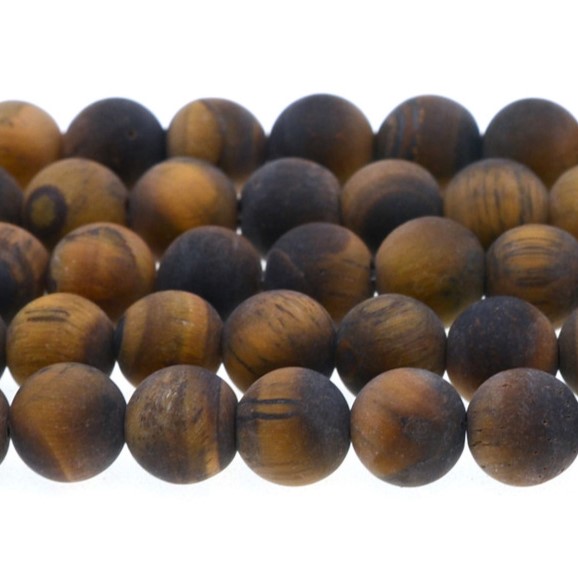 Turquoise, Tiger's Eye, Clear Quartz & Petrified Wood Jasper Antique Brass Tree Charm