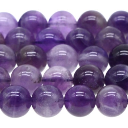 Peach Moonstone, Amethyst & Aquamarine Heart 8mm