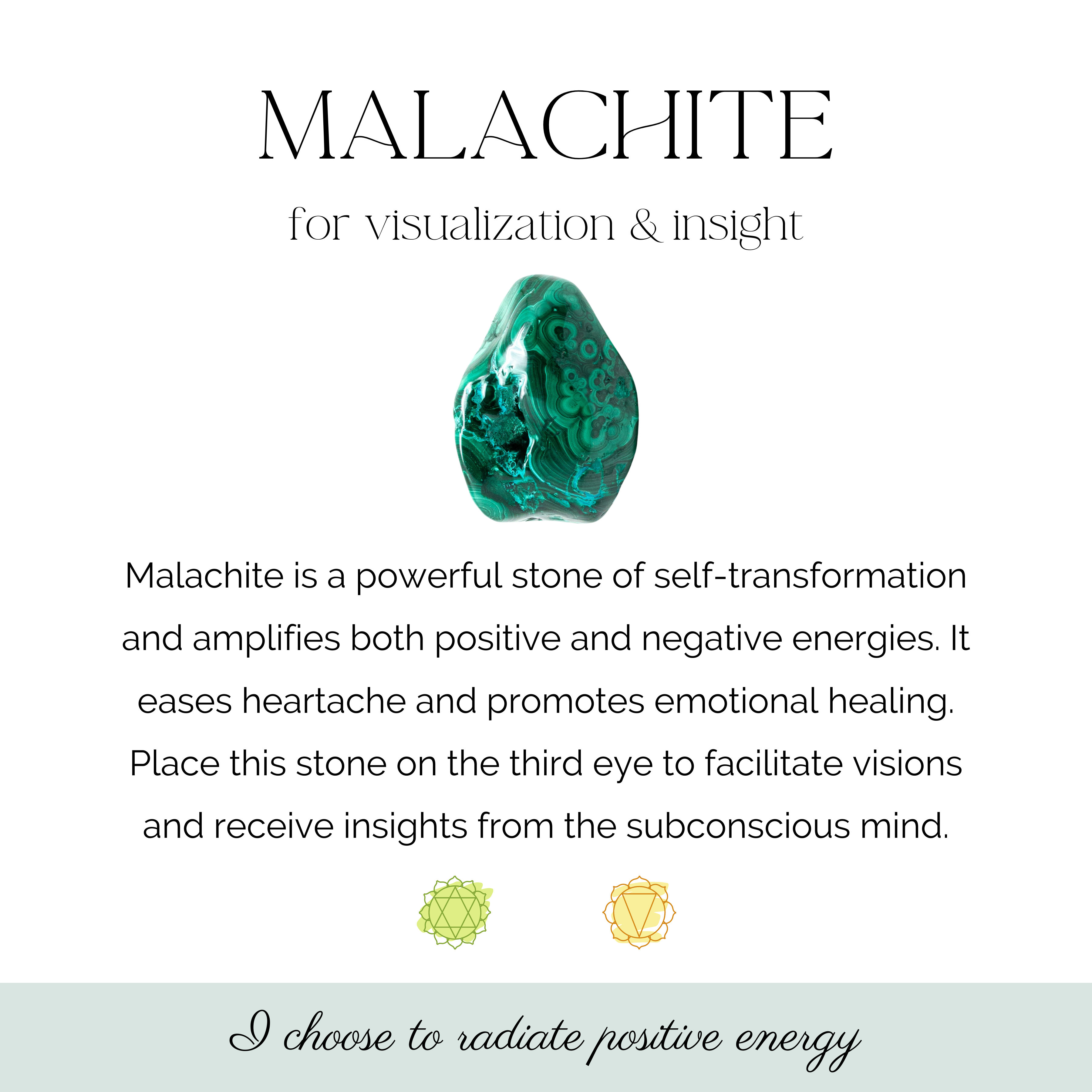 Malachite 3 Bead & Black Onyx 8mm