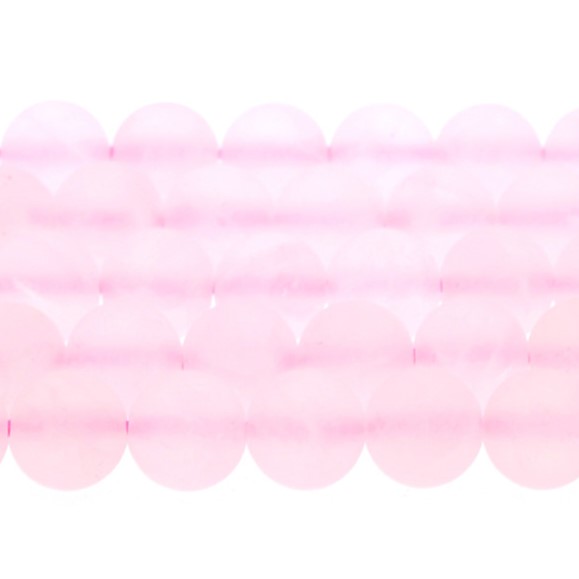 Rose Quartz & Volcanic Lava Half & Half