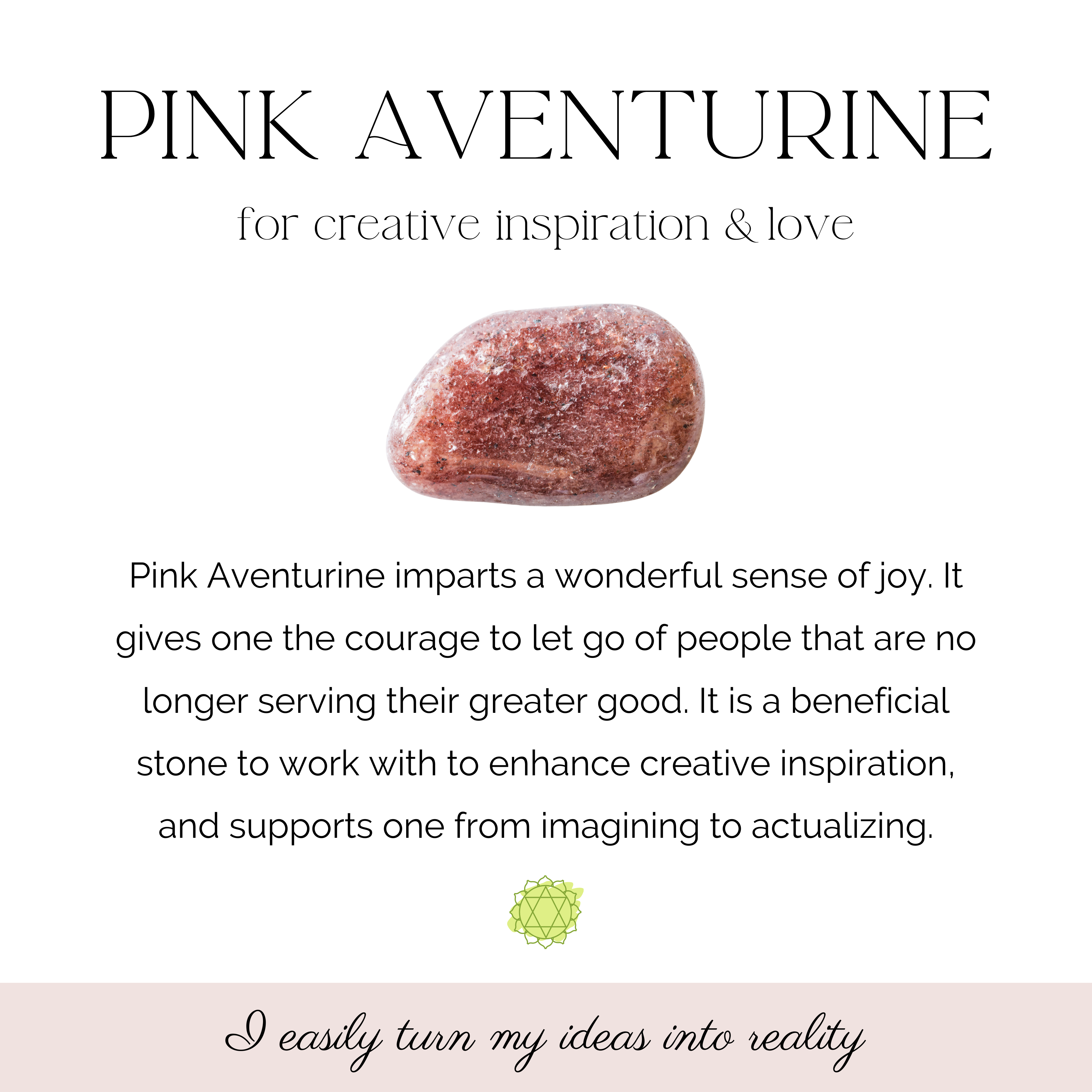 Pink Aventurine Quartz Ring