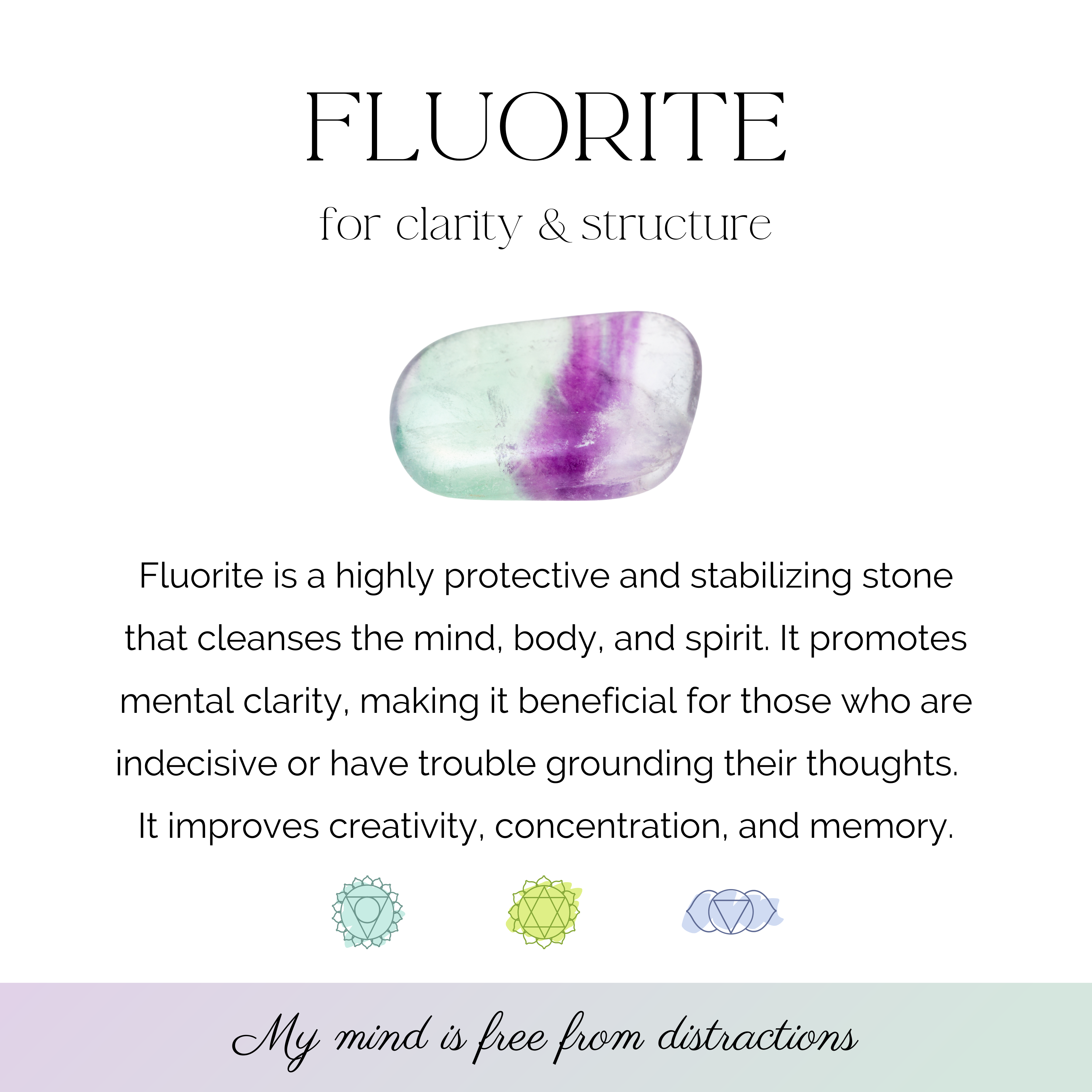 Fluorite, Violet & White Jade, Silver Volcanic Lava Stone