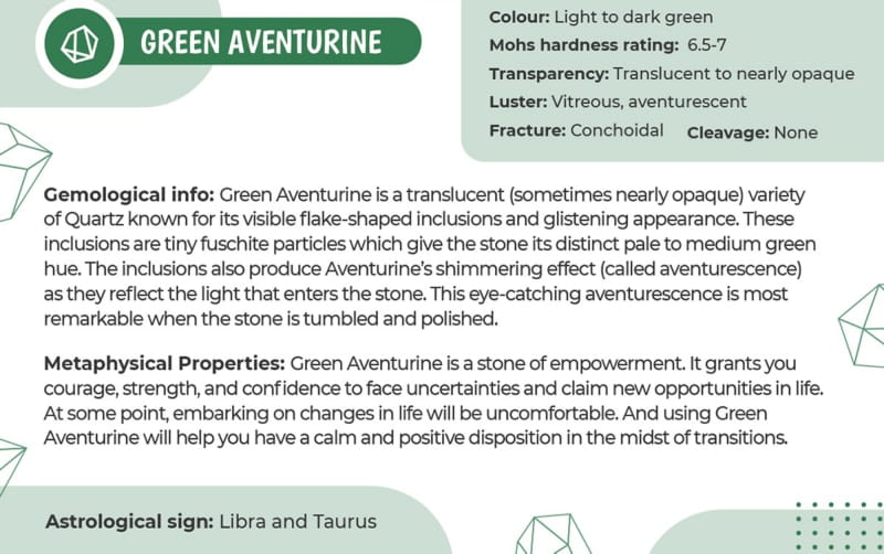 Green Aventurine Solid 8mm Frosted