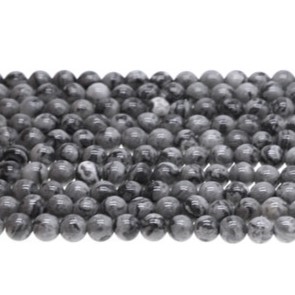 Grey Picture Jasper Solid 4mm Polished