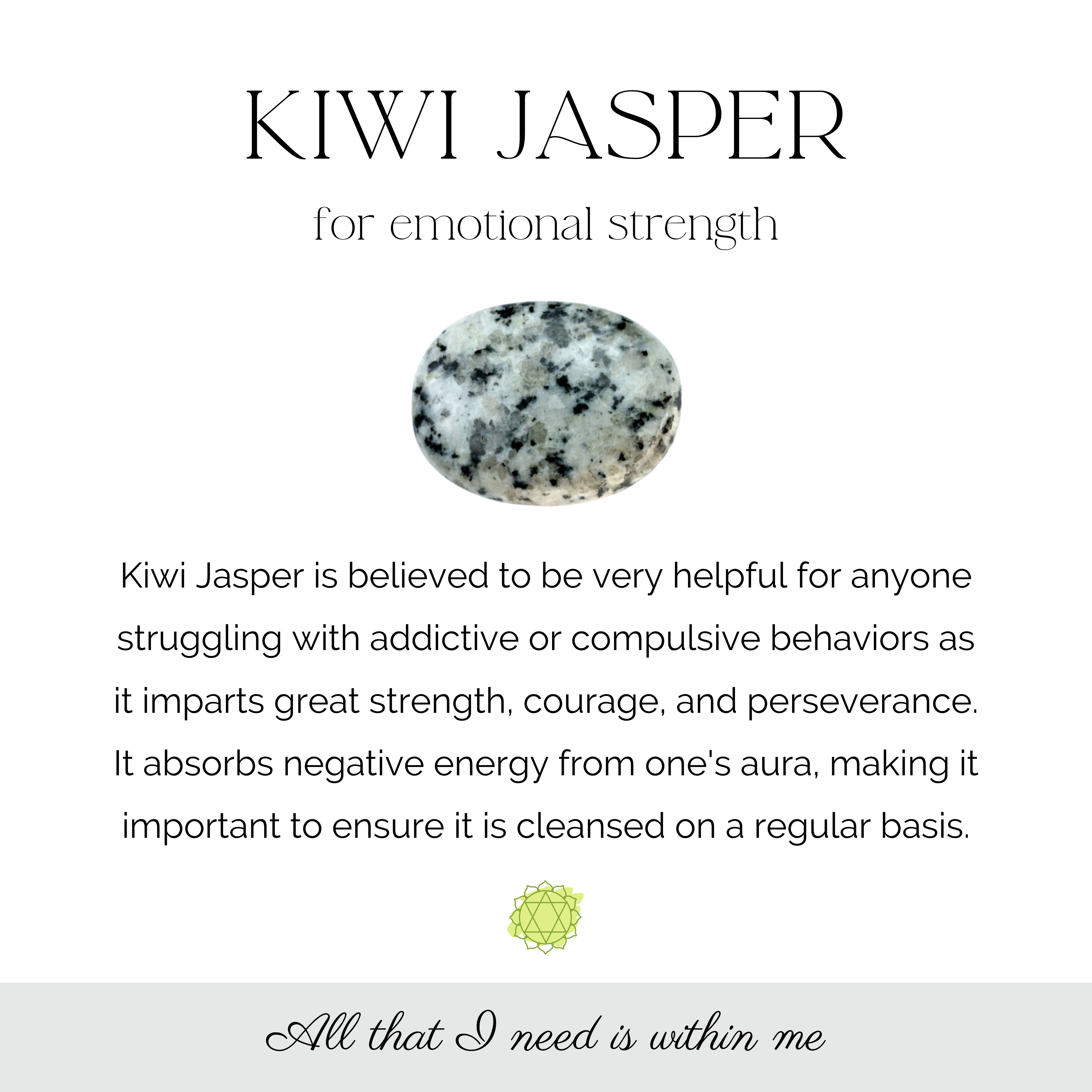 Kiwi Jasper Solid 4mm Polished