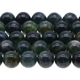 Moss Agate Solid 10mm Polished