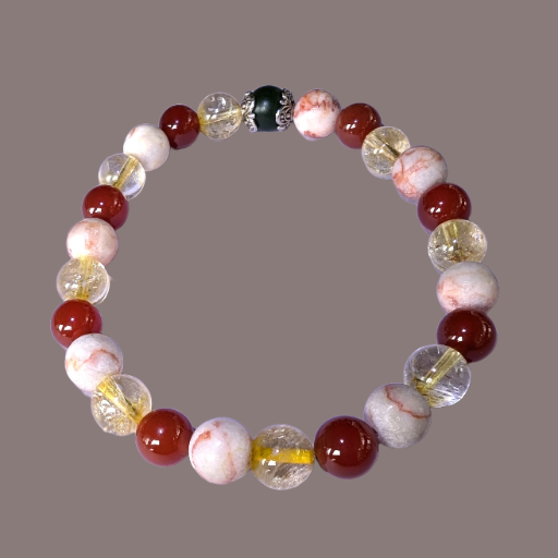 Red Line Jasper, Carnelian & Citrine